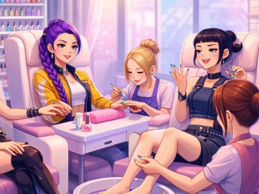 K Pop Demon Hunters Nail Studio